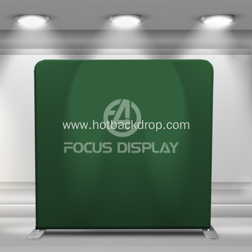 Green photobooth backdrop pillow tension